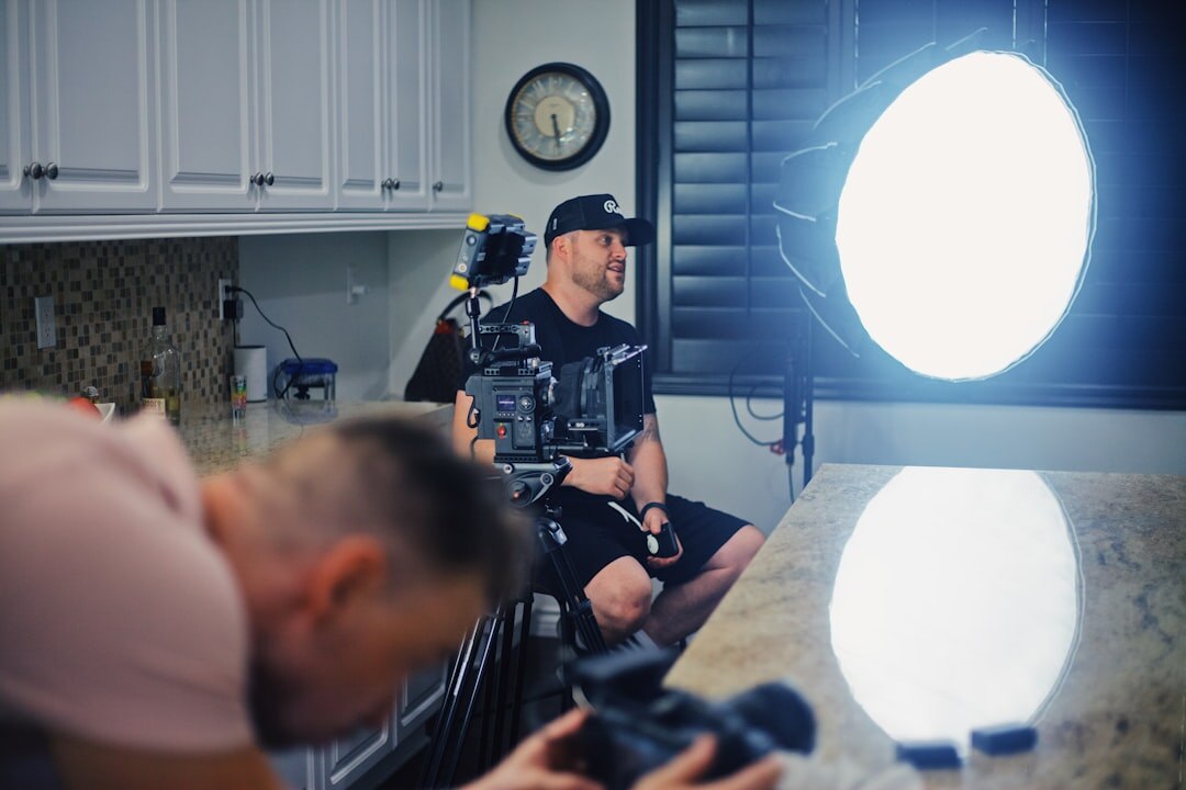 celebrity interview lights